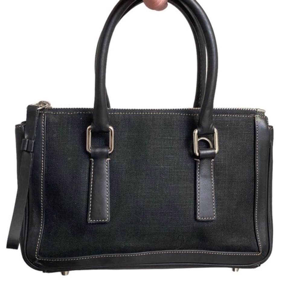 Coach RARE vintage fabric and leather 9436 mini bag with crossbody strap
